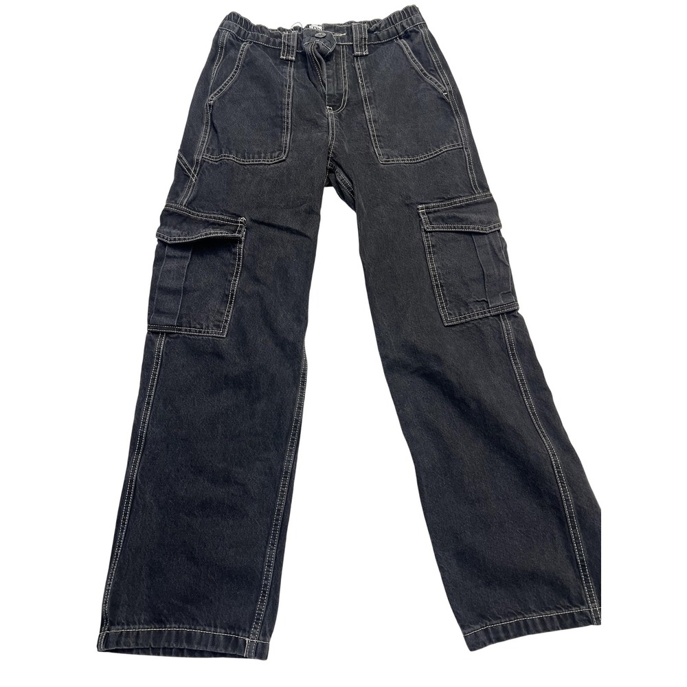 BDG Urban Outfitters Pants Mens 29x32 Black Skate Cargo Utility‎ Relaxed Cotton